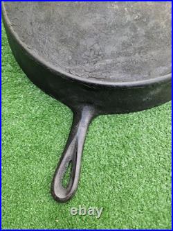 Chicago Hardware Foundry Cast Iron Diamond Logo #14 Skillet RARE AS IS