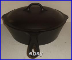 Chicago Hardware Foundry Diamond #A Favorite Cast Iron 8 1/2 Chicken Fryer & Lid