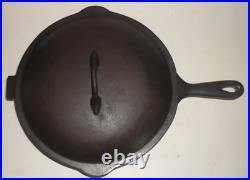 Chicago Hardware Foundry Diamond #A Favorite Cast Iron 8 1/2 Chicken Fryer & Lid