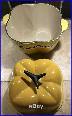 Citrus or Dijon Yellow LE CREUSET 2.25 Quart Dutch Oven Bell Pepper Vegetable