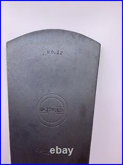 Colassal Spatula Made From #12 719B Small Mark Griswold Cast Iron Skillet-17