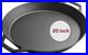 Colenza Large Cast Iron Skillet 20 Inch, Pre Seasoned Cast Iron Skillet for Cook