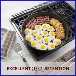 Colenza Large Cast Iron Skillet 20 Inch, Pre Seasoned Cast Iron Skillet for Cook