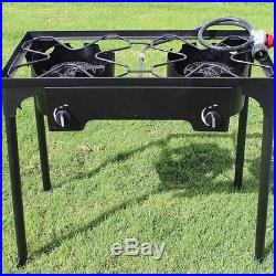 Concord Cookware Double Burner Outdoor Stand Stove Cooker