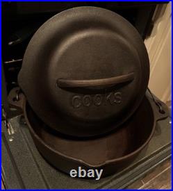 Cooks Vintage/Antique Dutch Oven Cast Iron