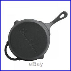 Cookware Set Classic Belly 10 Piece Ceramic NonStick Cast Iron With Tempered Lid