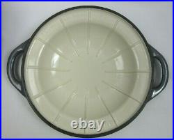 Cousances Le Creuset #22 Emamel Dutch Oven 3.5qt Belle Epoque