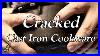 Cracked Cast Iron Cookware