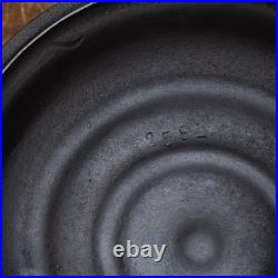 Crescent Ozark #8 258L Skillet Cover Bee Hive Cast Iron Lid Restored
