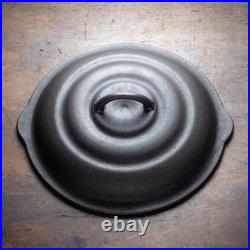 Crescent Ozark #8 258L Skillet Cover Bee Hive Cast Iron Lid Restored