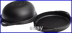 Deli&Co. Baking Pre-Seasoned Cast Iron Bread Pan Multicooker Bake sourdough