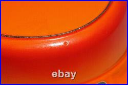 Descoware porcelainized cast iron casserole cookware FLAME RED Belgium