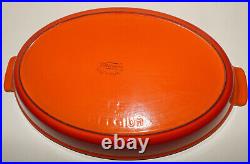 Descoware porcelainized cast iron casserole cookware FLAME RED Belgium