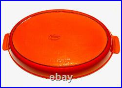 Descoware porcelainized cast iron casserole cookware FLAME RED Belgium