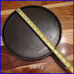 ERIE Cast Iron Handle Round Griddle No. 10, Circa 1880