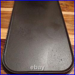 ERIE Cast Iron Long Griddle #9, Fully Seasoned, circa 1905