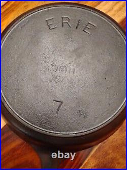 ERIE Cast Iron Skillet #7, 701H, 6th Series, Circa 1905-07