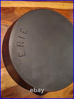 ERIE Cast Iron Skillet #8, 2nd Series, Heat Ring, circa late 1880s