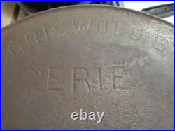 ERIE GRISWOLD'S Cast Iron #8 Bean Pot Kettle withbail