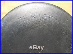 ERIE' Pre- GRISWOLD #10 DUTCH OVEN -Flat Top -Black Cast Iron