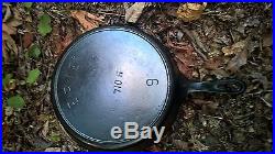 ERIE Pre Griswold No 9 Cast Iron Skillet Beauty EXcellent Old Vintage Made in US