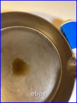 EXTRA LARGE 13 Antique Cast Iron Skillet Pan Favorite Piqua Ware Piquaware THIN