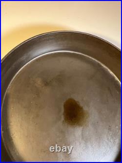 EXTRA LARGE 13 Antique Cast Iron Skillet Pan Favorite Piqua Ware Piquaware THIN