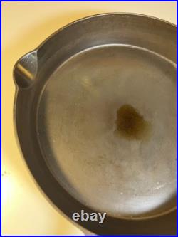 EXTRA LARGE 13 Antique Cast Iron Skillet Pan Favorite Piqua Ware Piquaware THIN