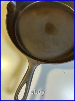 EXTRA LARGE 13 Antique Cast Iron Skillet Pan Favorite Piqua Ware Piquaware THIN