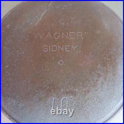 Early 1910-1914 Wagner Sidney O 10 Cast Iron Pan