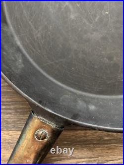 Early Antique Favorite Piqua Ware #12 Cast Iron Cowboy Campfire Skillet