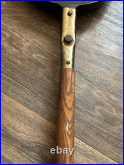 Early Antique Favorite Piqua Ware #12 Cast Iron Cowboy Campfire Skillet