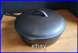 Early BSR Birmingham Stove & Range Red Mountain #8 Cast Iron Chicken Fryer withLid