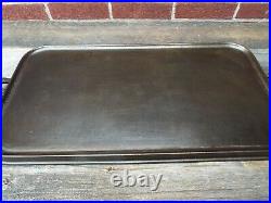 Early Foundry Dickson PA Cast Iron #11 Long Griddle, restored