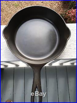 Early Griswold 4th Series Erie #5 Cast Iron Skillet Pn#724 Rare