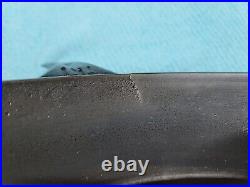 Early LARGE #11 Fancy Handle Bottom Gate Marked Skillet Pan Double Spout Lip