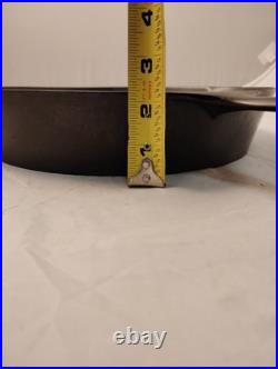 Early WAPAKHollow Ware #10 Skillet Standard Block Logo Heat Ring Seasoned-DBL 10