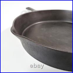 Early Wagner Sidney O Cast Iron Skillet #12 Double Pour Heat Ring Arc/high Logo