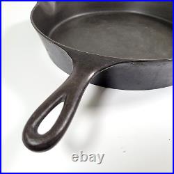 Early Wagner Sidney O Cast Iron Skillet #12 Double Pour Heat Ring Arc/high Logo