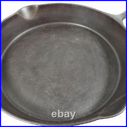 Early Wagner Sidney O Cast Iron Skillet #12 Double Pour Heat Ring Arc/high Logo