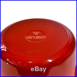 Enameled Cast Iron Dutch Oven 24cm Chef's Quality