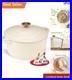 Enameled Cast Iron Dutch Oven 5.5QT Pot with Lid Cookbook & Cotton Potholde
