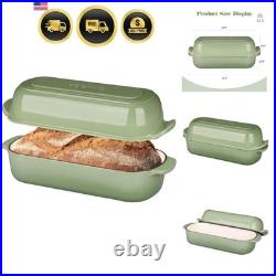 Enameled Cast Iron Loaf Pan with Lid, Bread pan, Dutch Oven Bread pan for Hom