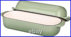 Enameled Cast Iron Loaf Pan with Lid, Bread pan, Dutch Oven Bread pan for Hom