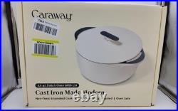 Enameled Dutch Oven 6.5 qt Cast Iron Dutch Oven With Lid 3 Layer Enamel