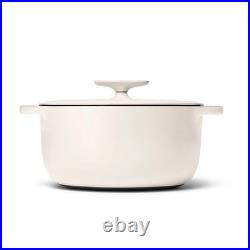 Enameled Dutch Oven 6.5 qt Cast Iron Dutch Oven With Lid 3 Layer Enamel