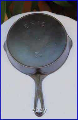 Erie #7 Cast Iron Skillet 2nd Series Antique Cast Iron Excellent Condition