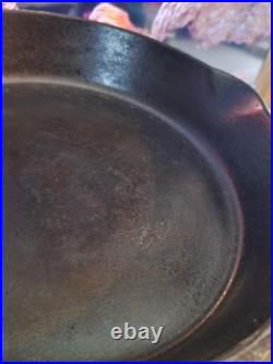 Erie Cast Iron Skillet #8 Pre Griswold 10 Kitchen Antique Cookware Camping 704G