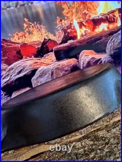 Erie Cast Iron Skillet #8 Pre Griswold 10 Kitchen Antique Cookware Camping 704G