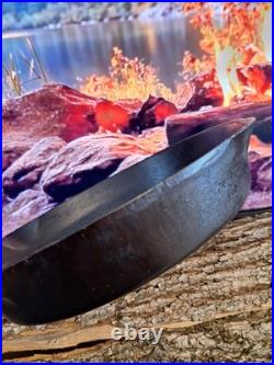 Erie Cast Iron Skillet #8 Pre Griswold 10 Kitchen Antique Cookware Camping 704G